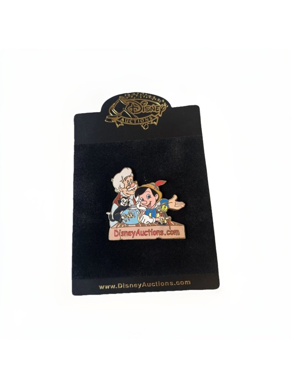 Disney Auctions Pin Pinocchio and Geppetto LE of 1500 WDW Trading Gift Puppet